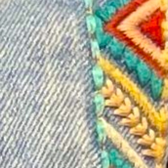 Driftwood x Free People Gizelle 27 High-Rise Embroidered Skinny Jeans New - Picture 12 of 15